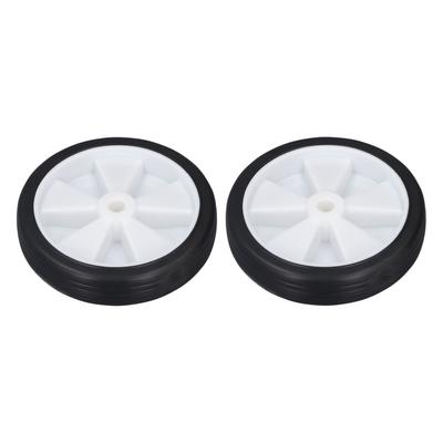 Set di 2 Ruote per Compressore d'Aria 6 pollici Plastica Gomma Ruote per Compressore d'Aria per Sostituzione