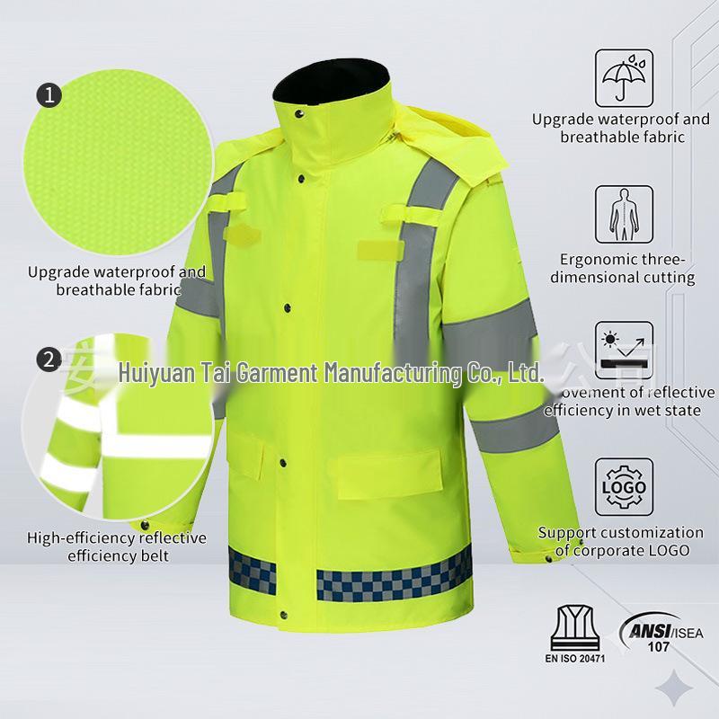 Reflective Thermal Security Duty Coat
