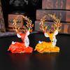 Jewelry Box Metal Enamel Color Qibao Burning Jewelry Box Hand Painted Home Crafts Christmas Elk Deer Ornament