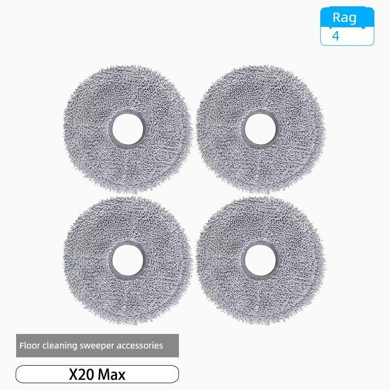Accessories for Xiaomi Sweeping and Mopping Robot X20 Max: Side Brush, Filter, Cloth, Dust Bag, Cleaning Fluid, Consumables