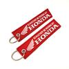 AAALJ1 for Honda CBR 600RR CBR 1000RR CB650R CB1000R Motorcycle Embroidery Keychain Keyring Label Racing Emblem Key Pendant Gifts