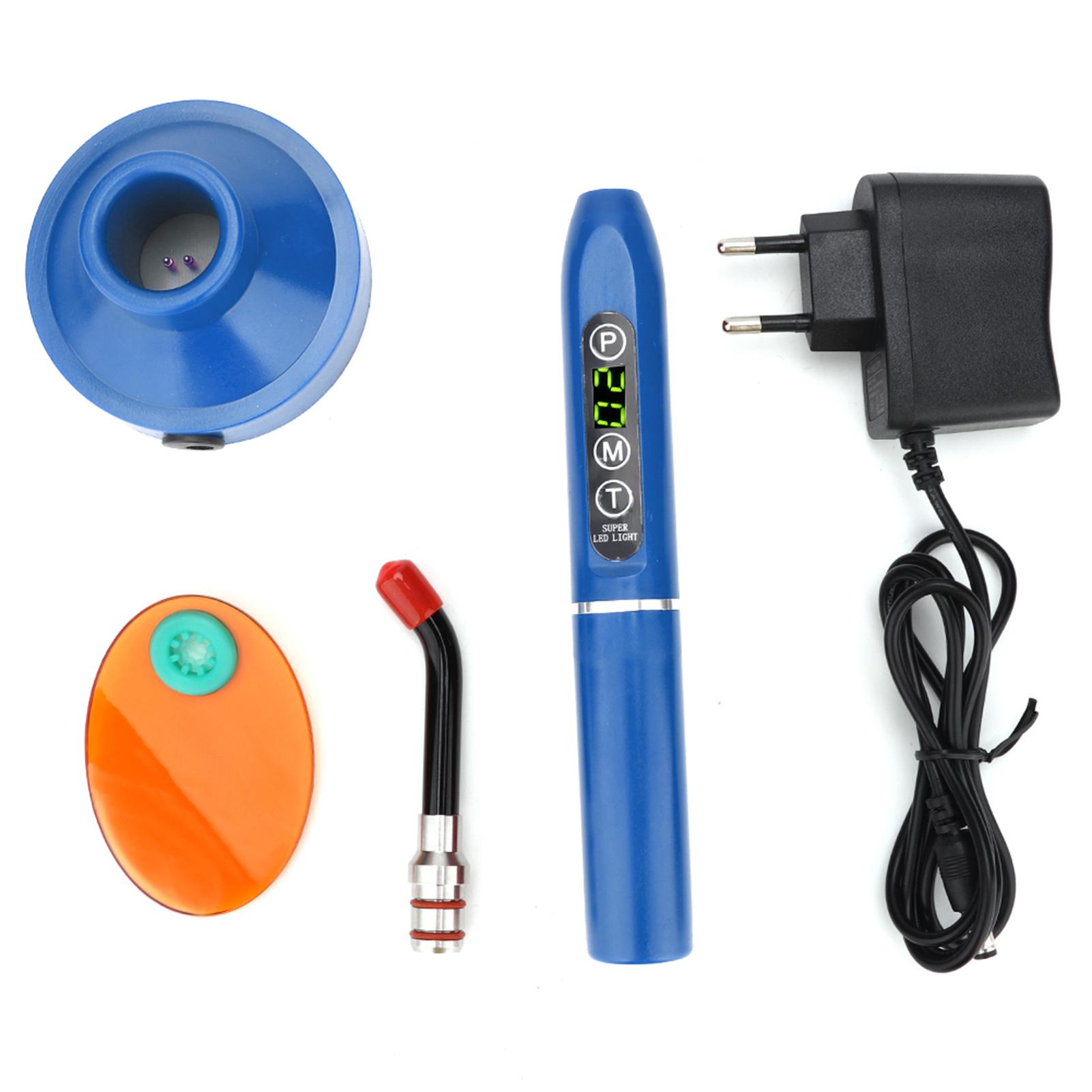 

Пластиковый стоматологический светодиодный светильник для отверждения, стоматологическое оборудование для полости рта, вилка европейского стандарта, 110-220 В Blue