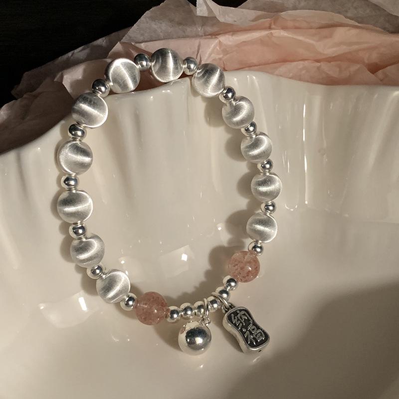 

2024 Новый стиль женский изысканный браслет лазер кошачий глаз клубника кристалл – модные и универсальные ювелирные изделия высокого класса