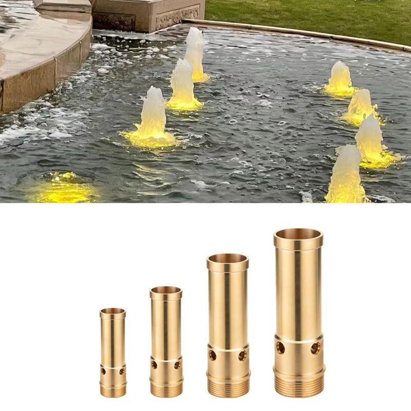 Brass Bubbling Fountain Water Landscaping Garden Park Hotel Pond Pool Decorative Sprinkler Nozzle 3/4" 1" 1.5" 2" Male Thread