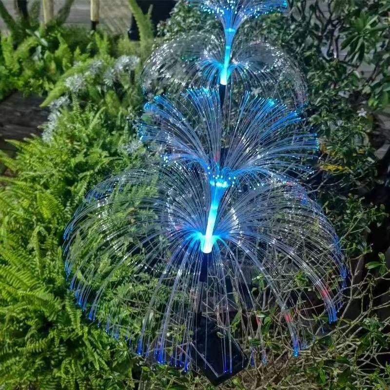 Color-Changing Solar-Powered Jellyfish Garden Lights for Outdoor Use