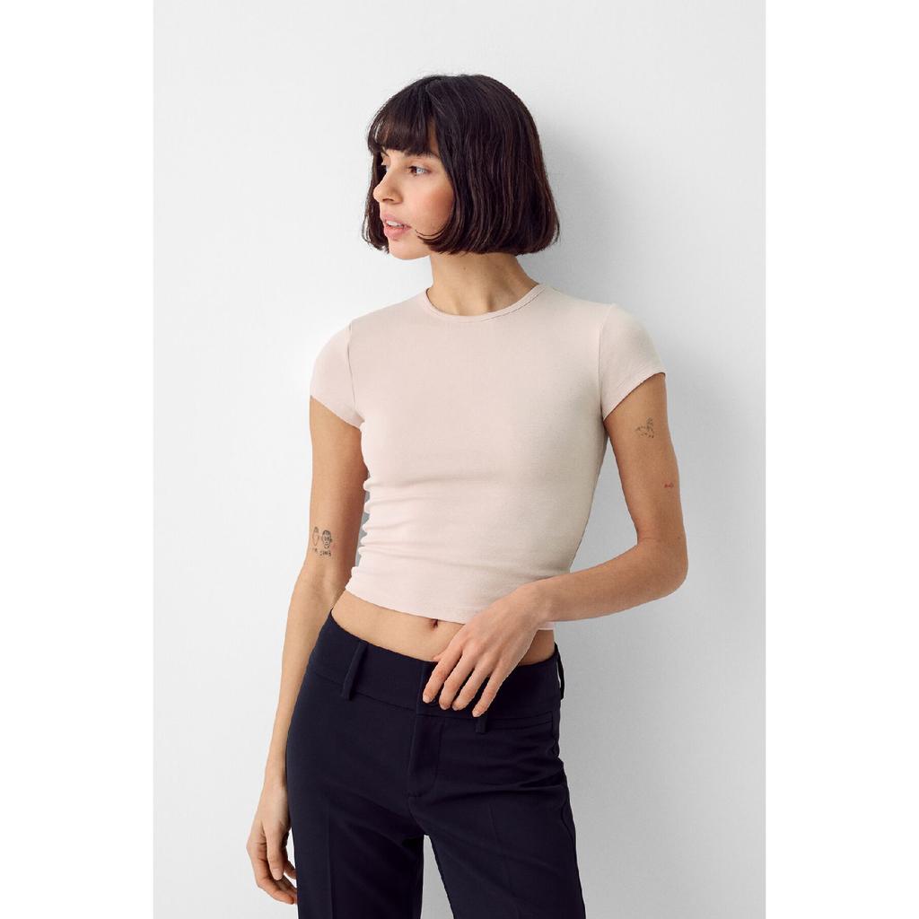 Tricou cu maneca scurta cu decolteu