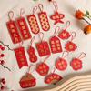 Decorative New Year's Blessing Pendant Chinese Style Lunar New Year Hanging Ornament  Wedding