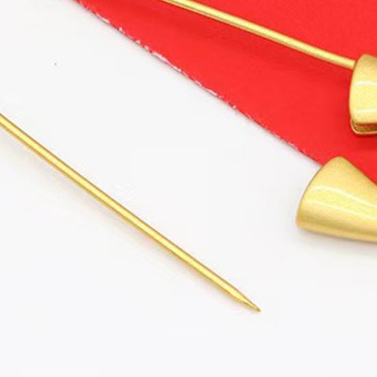 10Pcs Safety Pins for Clothes Golden Clothing Pins Heavy Duty Alloy Safety Pins for Clothes Sewing Craft Securing Thick Fabrics