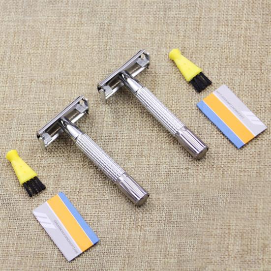 Men Classic Manual Double-Edged Razor Hair Removal Blade Beard Trimmer Shaver