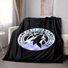 1Pc Minnesota Timberwolves Emblem Blanket Soft And Comfortable Casual Warm Camping Travel Christmas Halloween Xmas Gift M92444