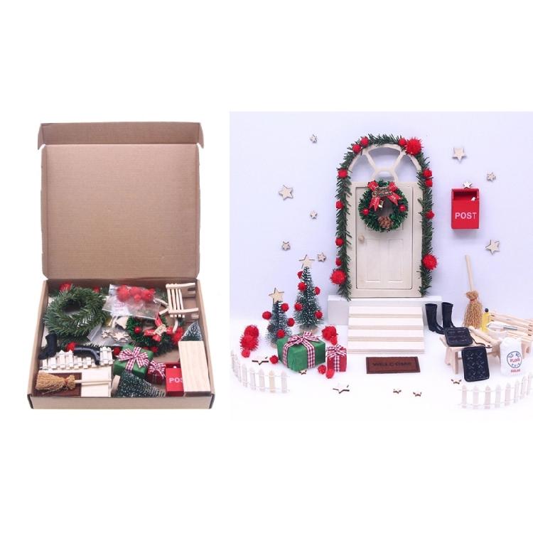 Delicate Dollhouse Christmas Decorations Accessories for Living Room Office