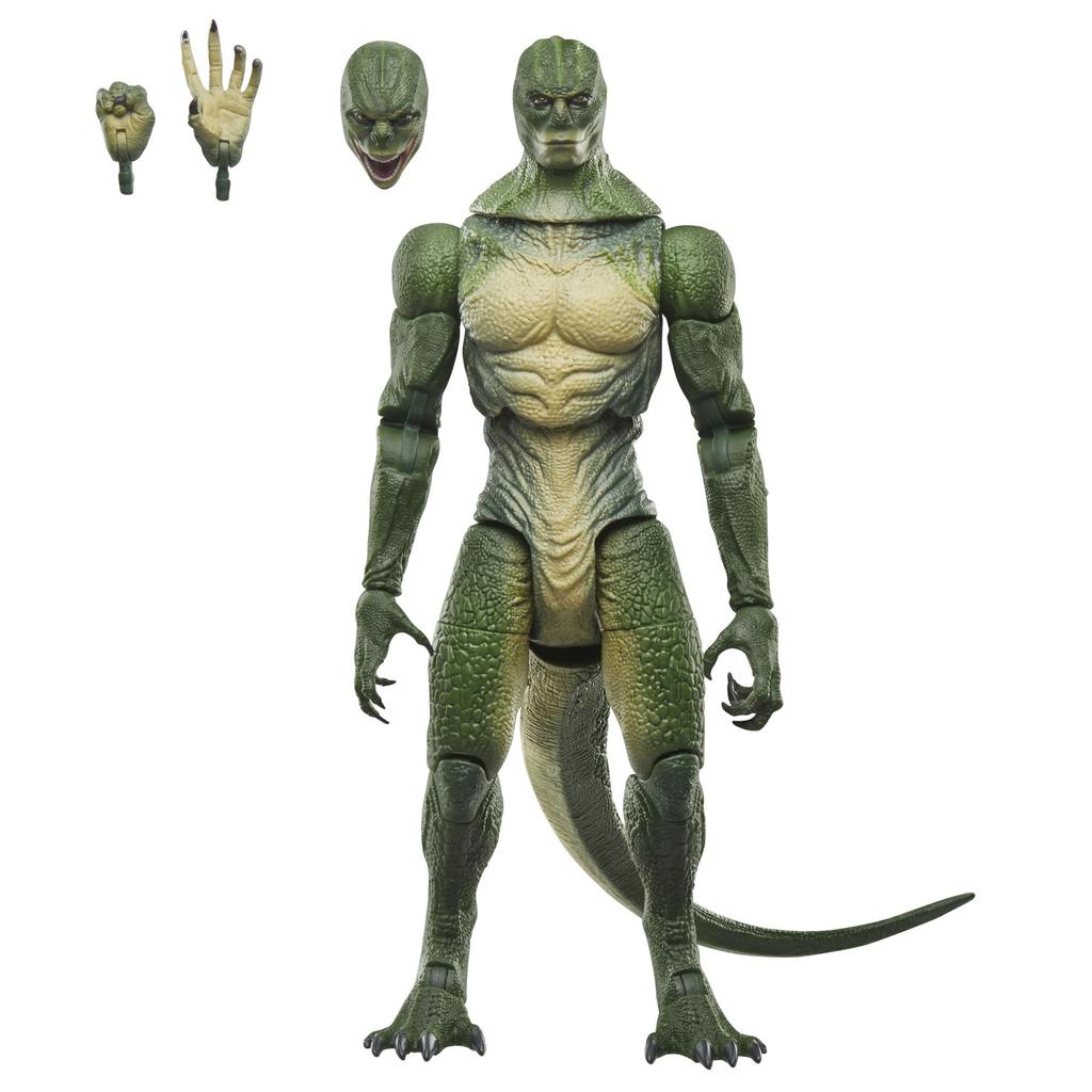 Hasbro Marvel Legends Series No Way Home Deluxe Collectible Action Figure Authentic Lizard, Spider-Man 7.5-inch G0593,