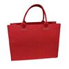 Letter Print Felt Tote Bag - Fashionable Handbag for Promotion and Shopping