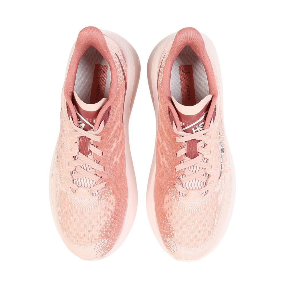 HOKA Mach 6 Running Jogging Sneakers Shoes, Shoes, Rose, 1147810-RSLT, (Rose/24.0/Women's)
