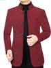 2026 Spring Men's Fashionable Stand-up Collar Jacket – Business Casual, Versatile, Trendy Dad's Wear