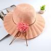 Women's Raffia Straw Sun Hat - Large Brim for Middle-Aged & Elderly