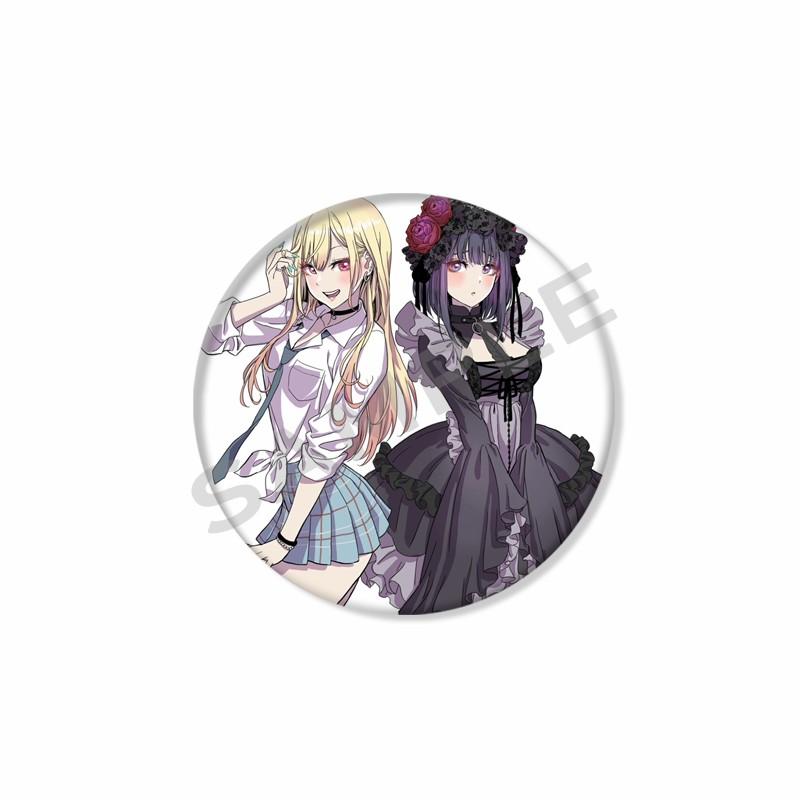 My Dress-Up Darling Anime Brooch Pin Kawaii Cartoon Figure Marin Kitagawa Badge Bag Hat Accessories Animation Peripheral Gifts