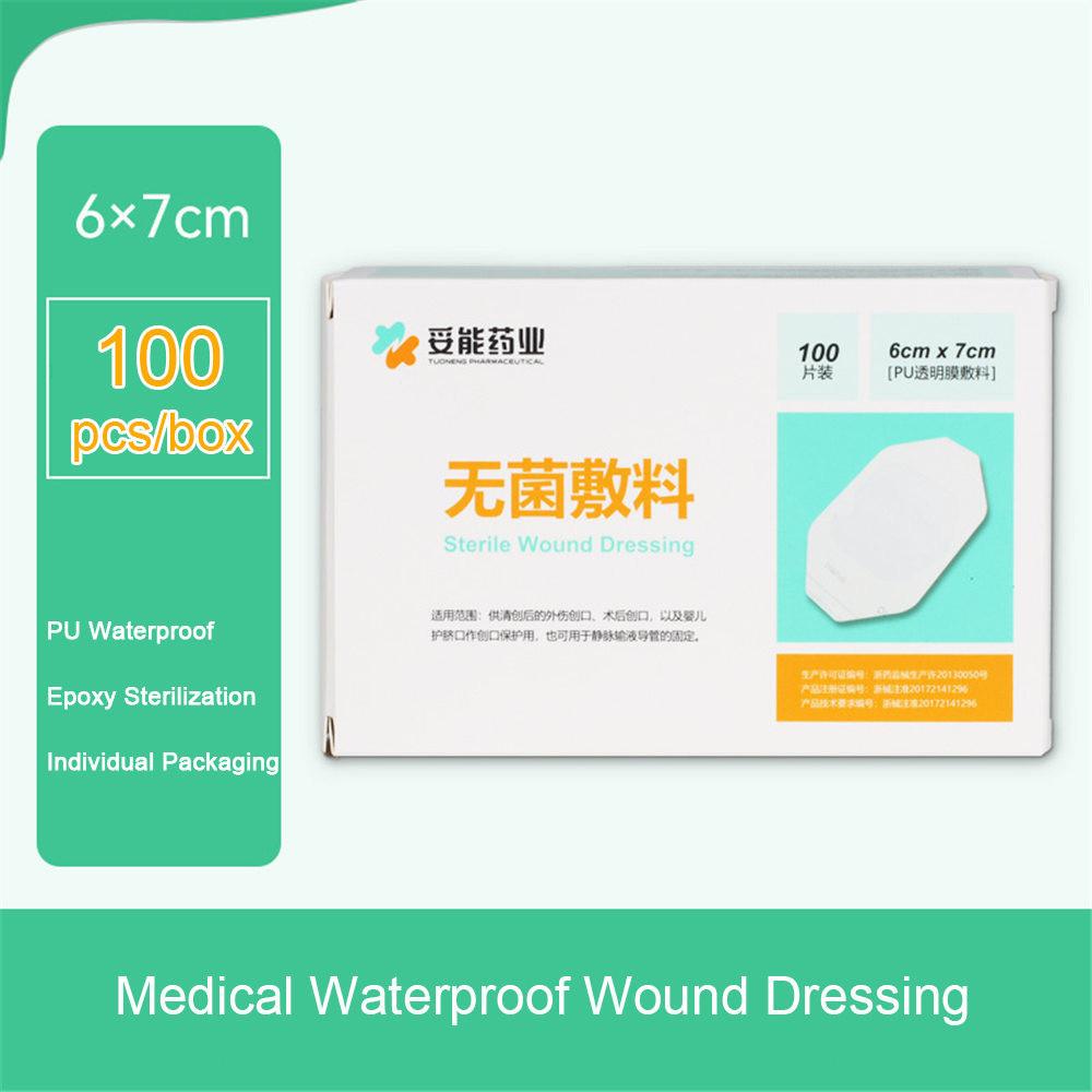 

Медицинская водонепроницаемая раневая повязка ПУ пленка дышащая стерильная ПИКК В/В. Канюля Инфузионная Внутривенная Игла Фиксирующий Стикер 100Pcs-6x7cm