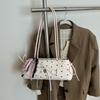 Y2K French Stick Underarm Bag Sweet Armpit Bag Fashion Bow Ribbon Shoulder Bag  Women
