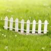 Mini Wooden Picket Fence Multicolor Micro Landscape Decor Fairy Garden & Dollhouse DIY Barrier Miniature Garden Accessory