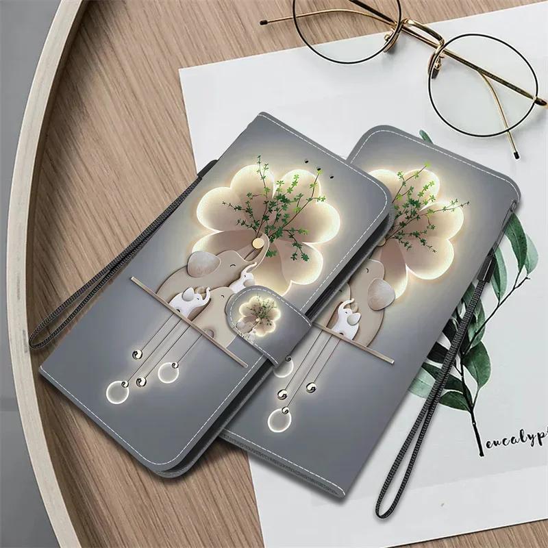 Capa A25 Hoesje voor Samsung Galaxy A25 SM-A256E Cartoon Lederen Hoesje voor Samsung Galaxy A25 A 25 Etui Telefoonhoesje Portemonnee Boekhoes