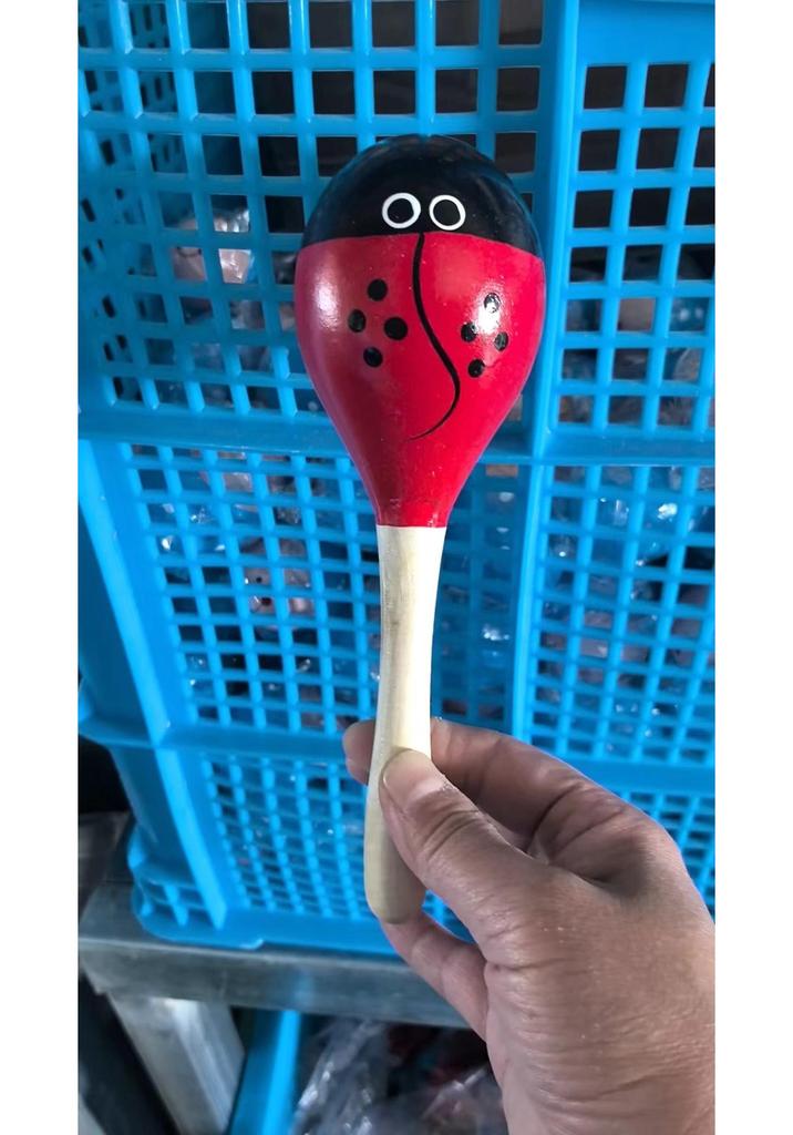 Colorful Wooden Maracas for Children - Orff Percussion Teaching Aids