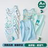 Children's vest pure cotton Lycra summer thin cartoon print children's men's and women's sleeveless bottoming shirt small vest