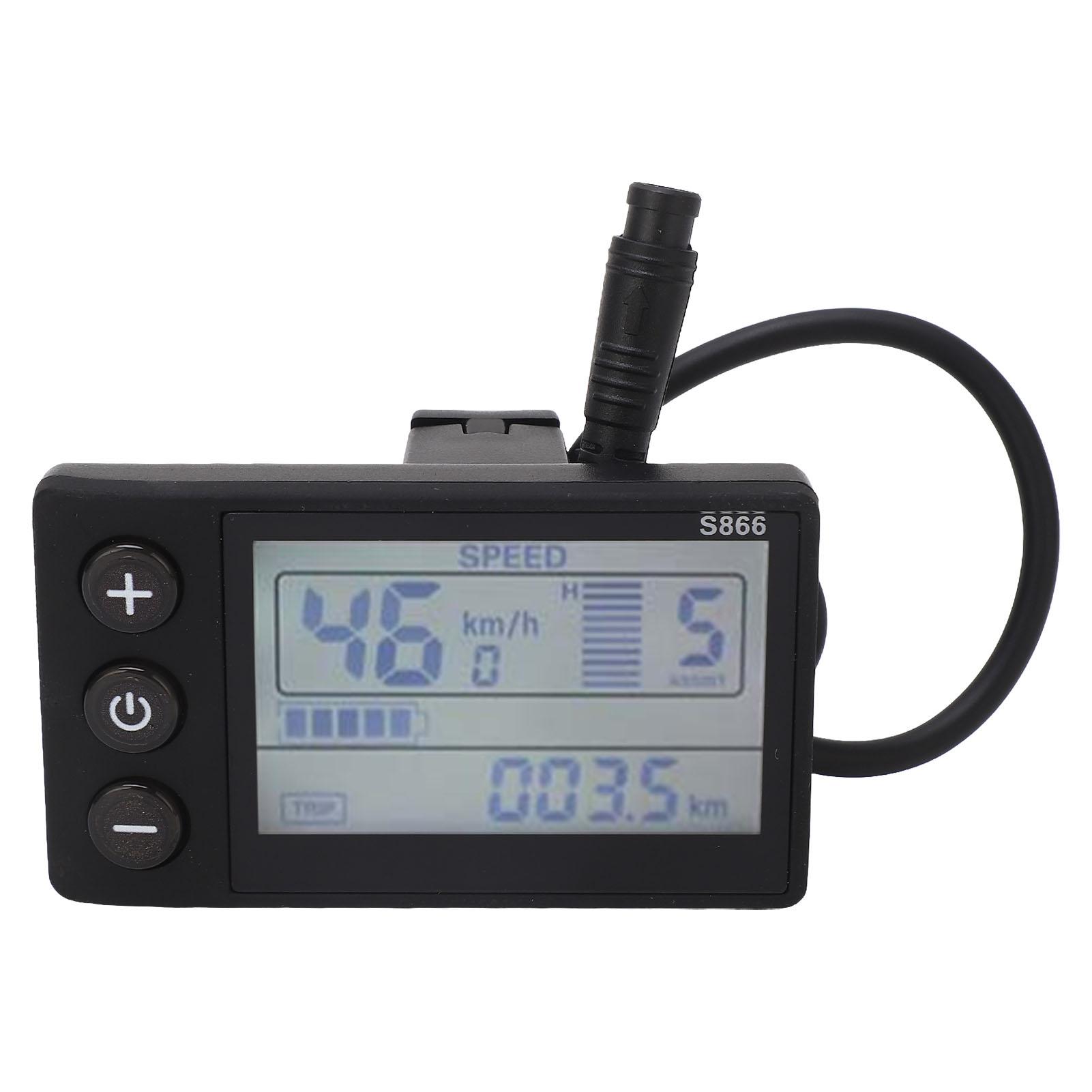 Cumpără Bicicletă electrică S866 Afișaj LCD 24V 36V 48V 60V Panou