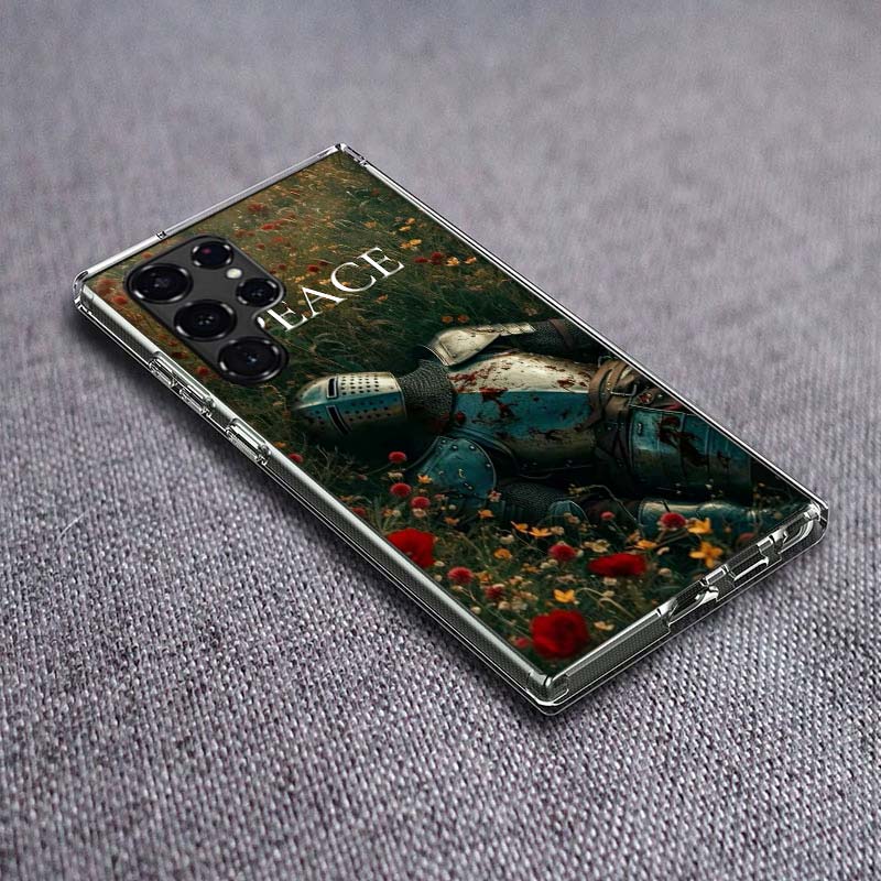 Flower Knight of the Light Phone Case For Samsung Galaxy S24 S23 S21 S20 FE S22 S26 Ultra S25 Edge S10 Plus Cover Clear TPU Capa