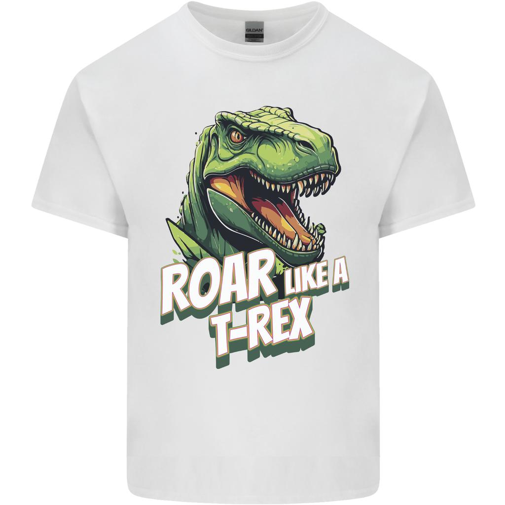 Roar Like a TRex Dinosaur Unisexs Light Cotton TShirt