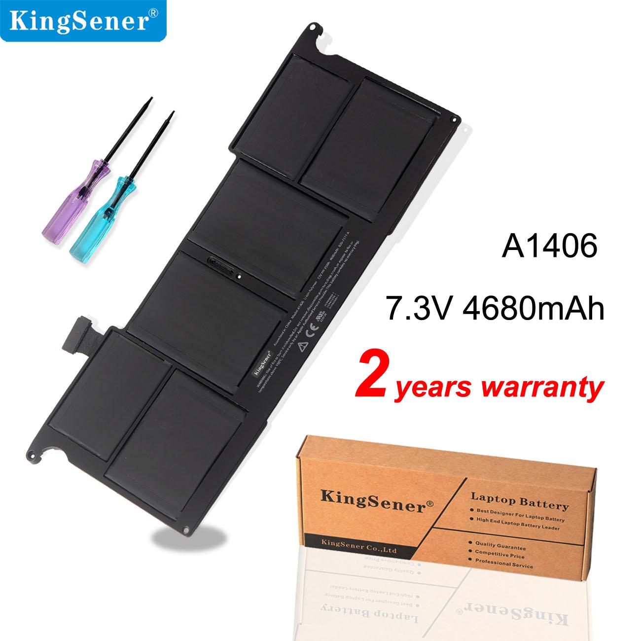 

Kingsener A1406 Аккумулятор для ноутбука Apple MacBook Air 11 дюймов A1370 Mid 2011 A1465 2012 MC968LL/A MC969LL/A MD223LL/A MD224LL/A 020-7377-A