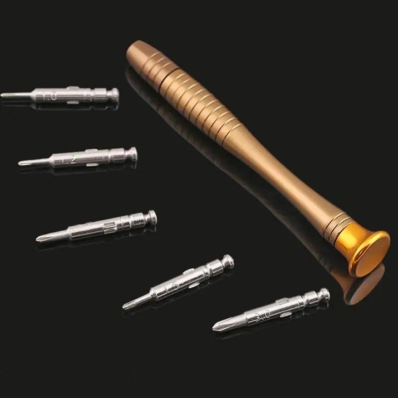 25 in 1 Multifunktions-Kombinations-Schraubendreher-Set aus Leder Apple Handy Notebook Demontage Reparaturwerkzeuge