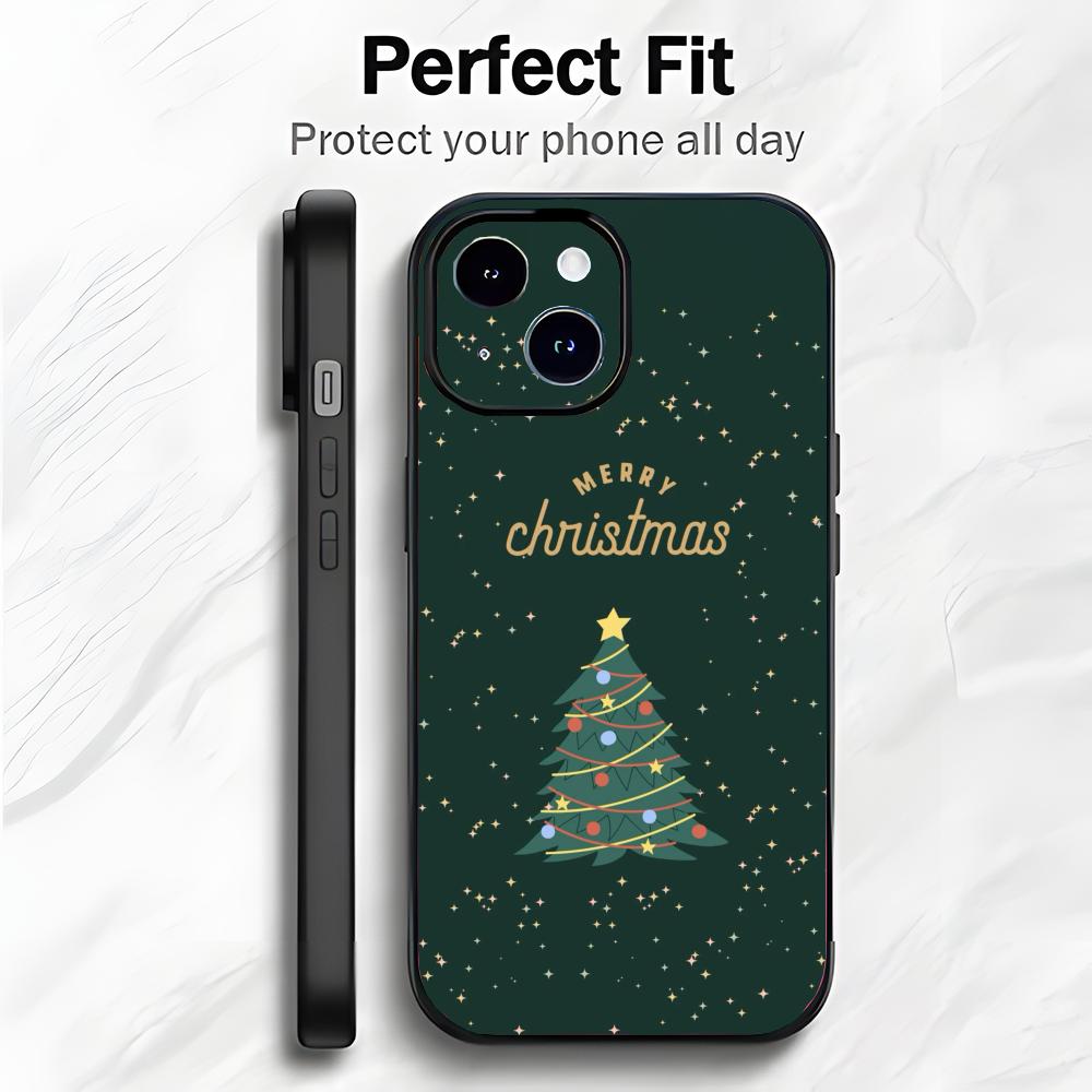 Merry Christmas Festive Design Art Phone Case Phone Case Soft Packaging Lightweight For iPhone17 16 15 14 13ProMax