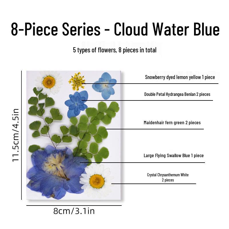 DIY Dried Flower Specimen Sticker Set for Kids: Handmade Pressed Flower Frames & Resin Bookmark Craft Kit