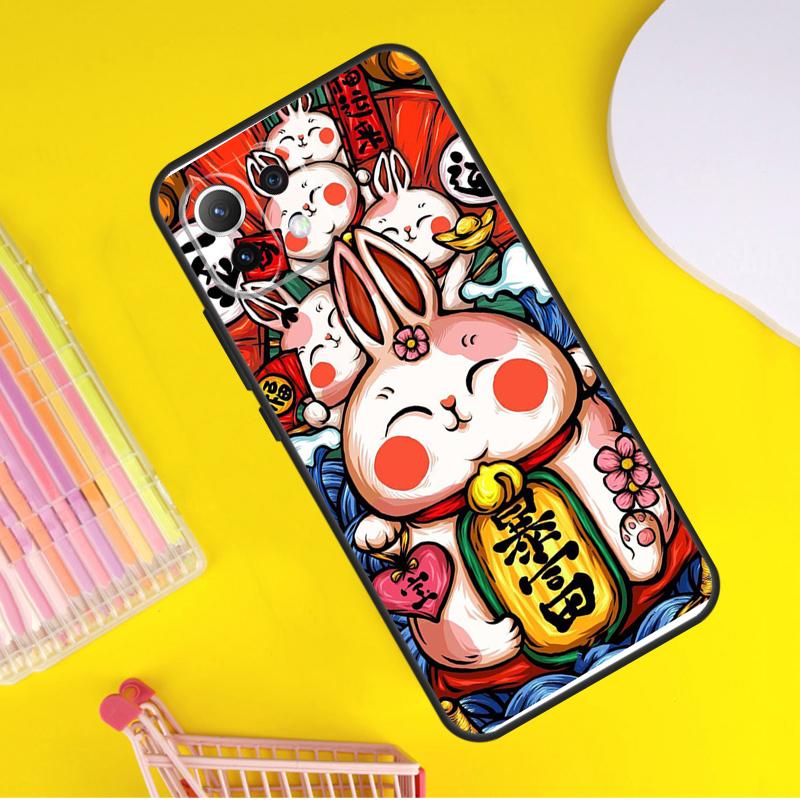Cat Dragon Rabbit Chinese Style Cover For Xiaomi 14 Ultra 13 11T 12T 13T 14T Pro POCO X7 X6 Pro X3 X5 F3 F5 M6 F6 Pro Case