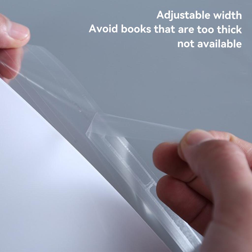 10pc-a4/16k Transparent Book Cover Protector High Transparency Pp Material Adjustable And Reusable School Stationery For Student