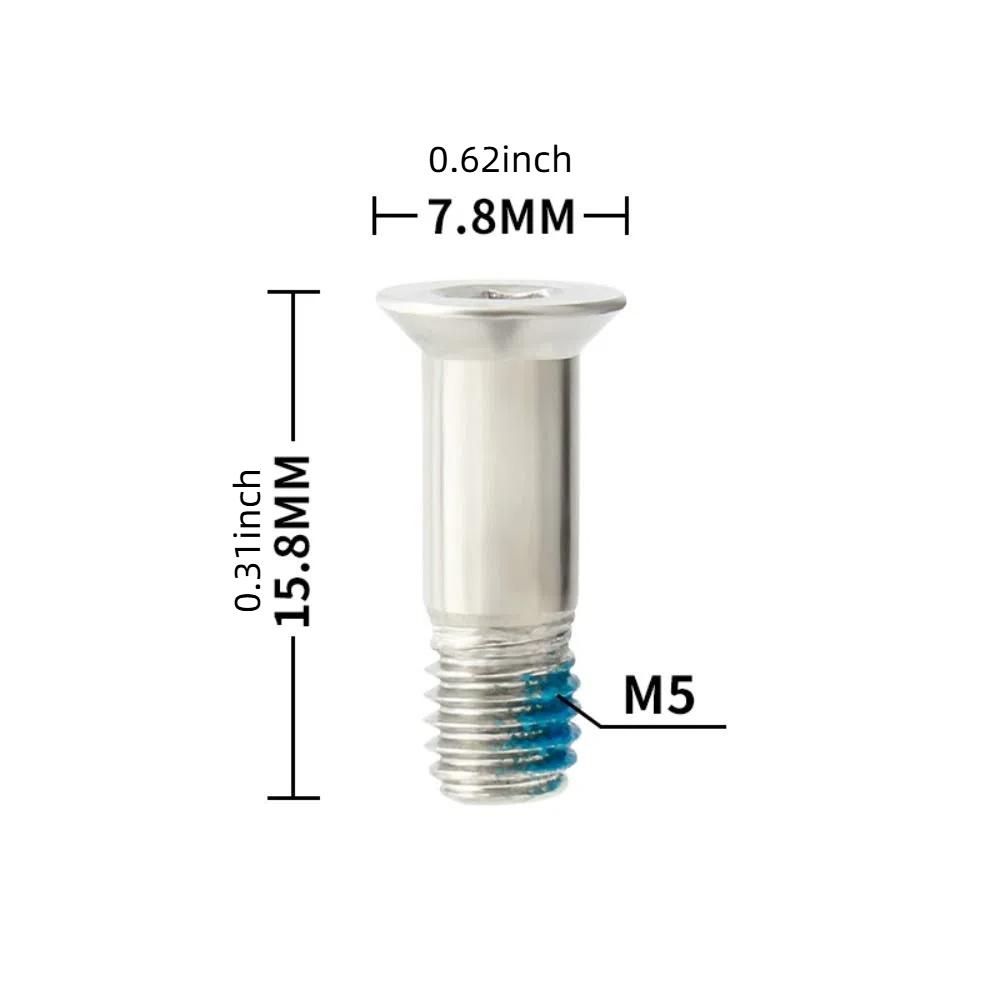 50Pcs Stainless Steel Rear Derailleur Pulley Fixing Bolts M5 Bicycle Rear Guide Wheel Screw  Road