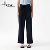 Helmans Women's Stylish Commute Woven Wide-Leg Trousers