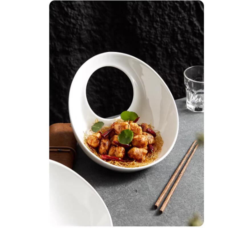High-End Irregular Ceramic Cold Dish Plate
