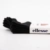 Set of 3 Pairs of Plain Cotton Women's Ankle Socks ELLESSE