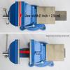 Adjustable Heavy-Duty Bench Vise with Anvil, Lightweight, 3-12 Inch, 360° Rotation