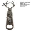 Vintage Style Party Favor Gifts Elk Antler Bottle Opener, Heavy Duty Metal Retro Beer Alloy Opener Cap Remover for Home Bar, Artistic Kitchen Gadgets