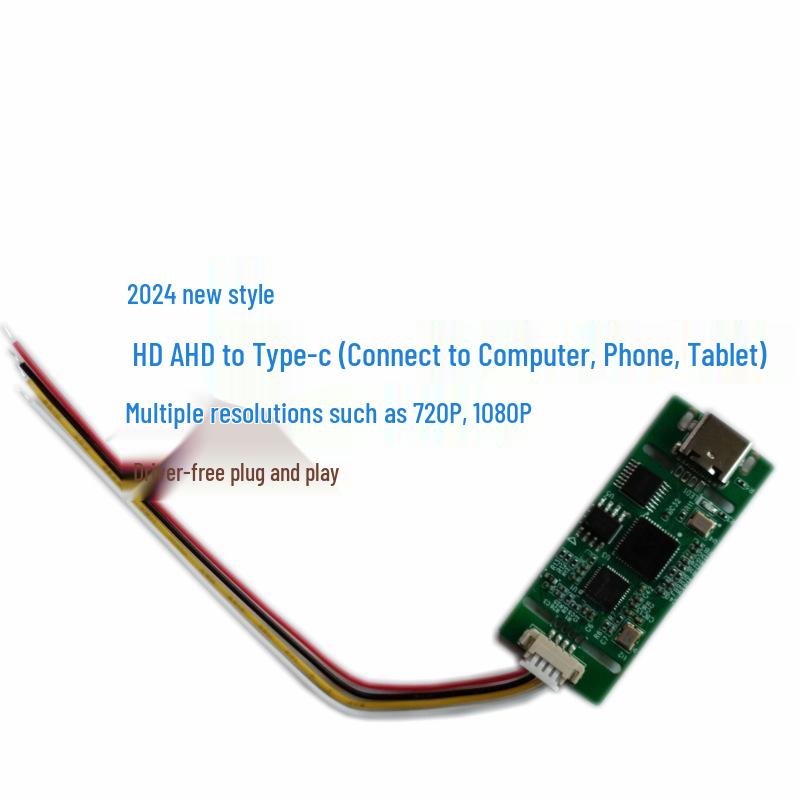 

Аналоговий AV до Цифрового USB Модуль Камери CVBS до Плати Type-C, UVC Без Драйверів для Android та Linux
