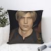 Leon Kennedy Pillow Cover Comfy Cushion Cover Vintage Pillow Case For Sofa Home Decoration