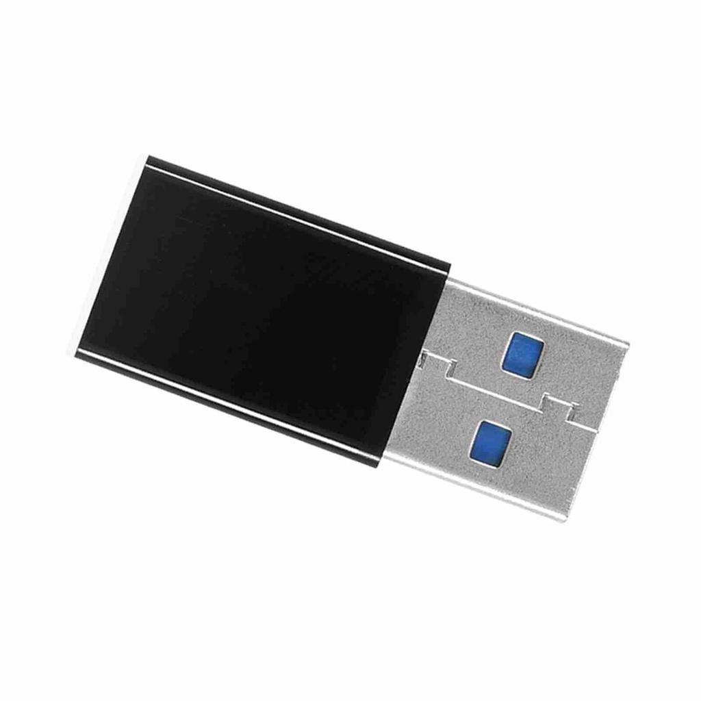 2Pcs USB 3.0 A Male to USB C 3.1 Type C Female OTG Data Charging Adapter Converter Black