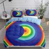 Artistic Loving Heart Duvet Cover Sets Kids,Twin Full King Bedroom Set Geometric Bed Set Cotton Home Textile Bedroom Set Queen