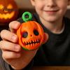 Stress Reduction Toy Rotating Halloween Pumpkin Fidget Toy, Relief Ghost Face Spinner, 3D Printed for Keychain Pendant Spinner