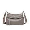 Authentic Genuine Leather Shoulder Bag for Women Messenger Bag Real Skin Solid Lightweight Bags New