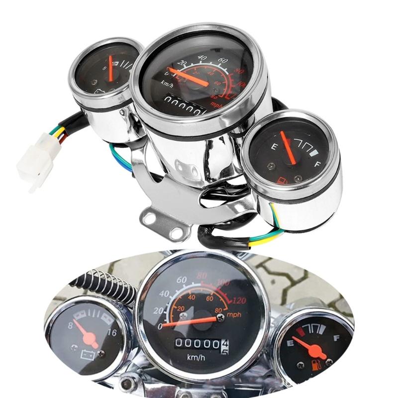 Universal Motorcycle Instrument Cluster with Shock Resistant & Waterproof Seal Bike Modification for Various Vehicles
