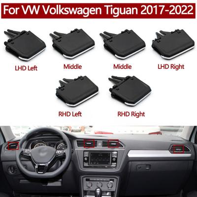 1PC Car Left Right Middle AC Air Vent Grille Air Outlet Tab Clip Slider Adjust Repair Kit For VW Volkswagen Tiguan 2017-